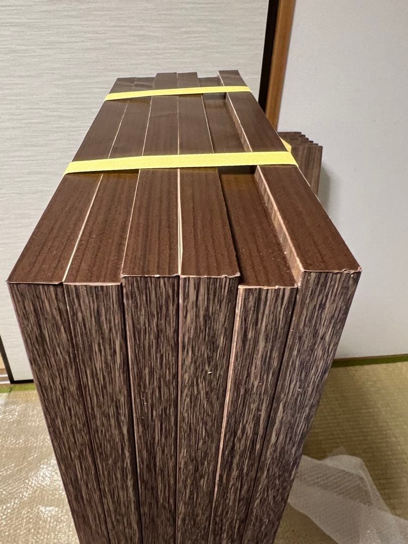 ロウヤ ベッドフレーム セミダブル ウォルナット(幅DIY加工済み) 送料込