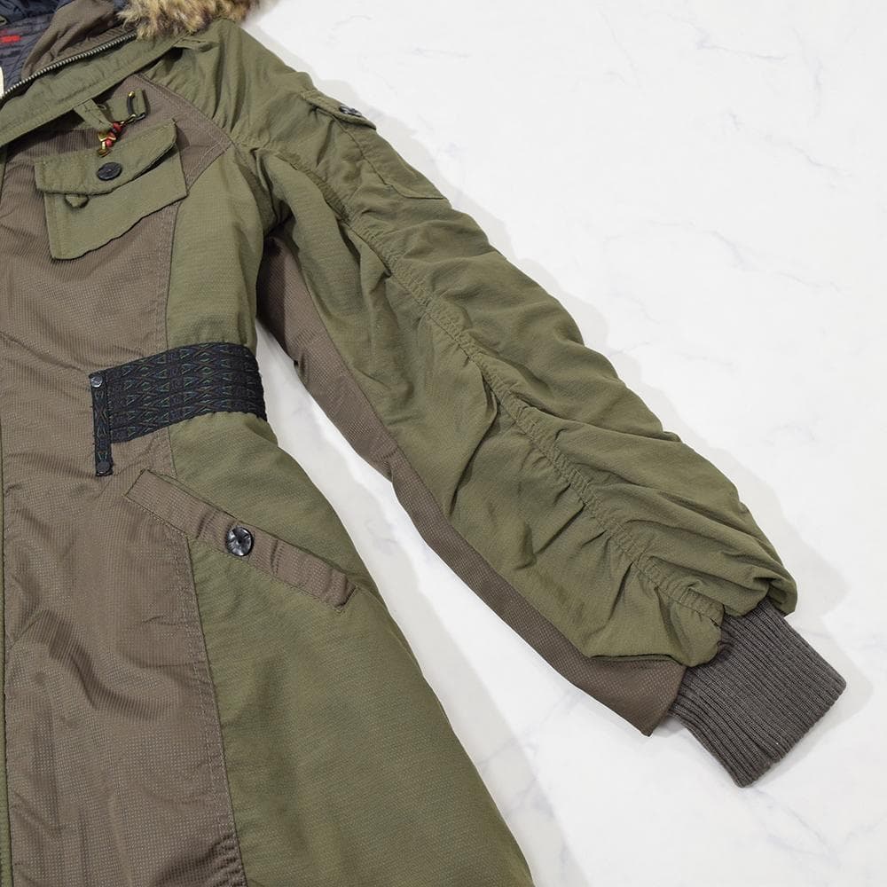 00s y2k archive DIESEL n-3b ミリタリーコート XS