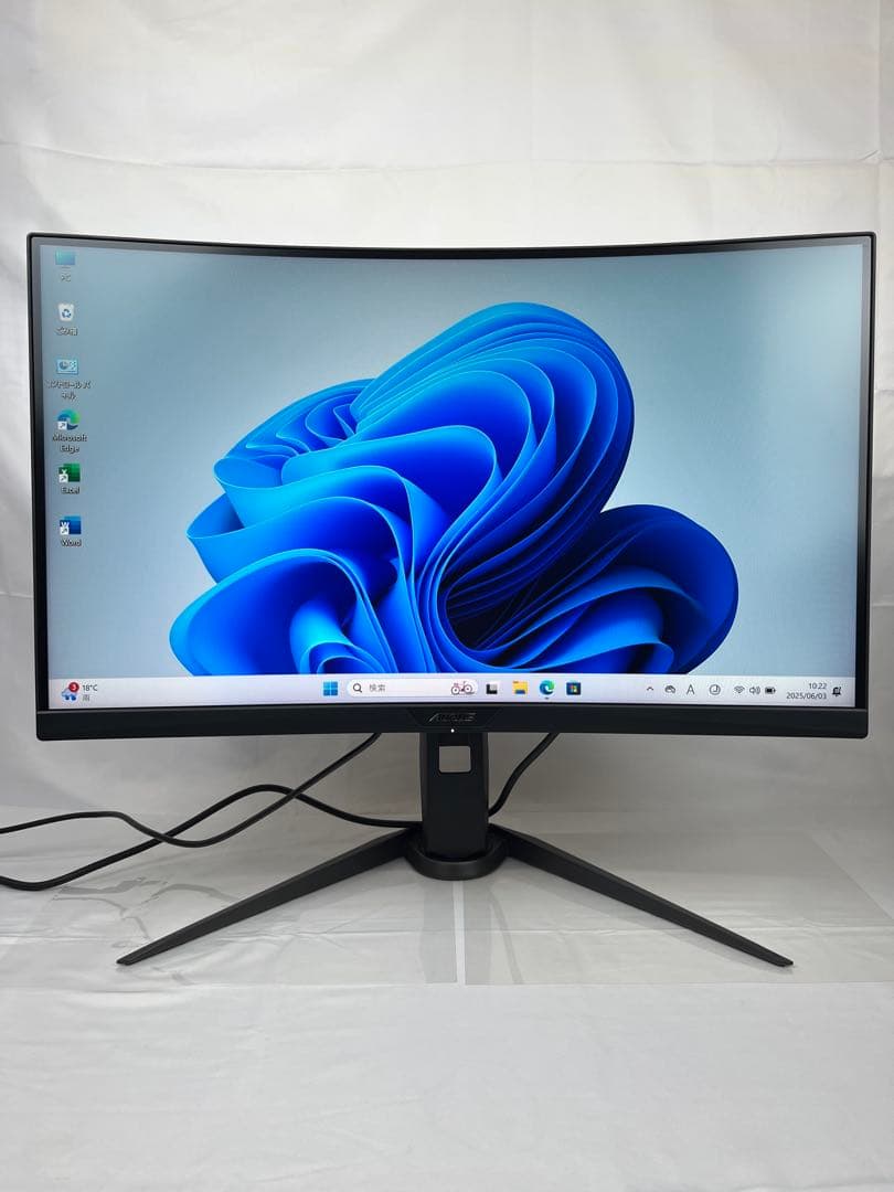 AORUS CV27F 27インチ湾曲型モニター　165Hz
