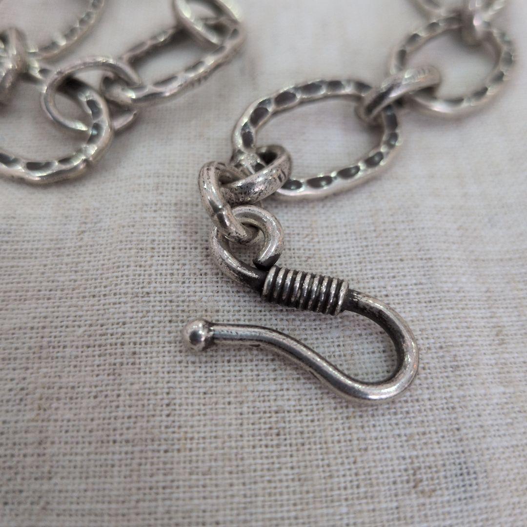 カレンシルバー　シルバー925　19cm チェーン　ブレスレット　新品　手作り