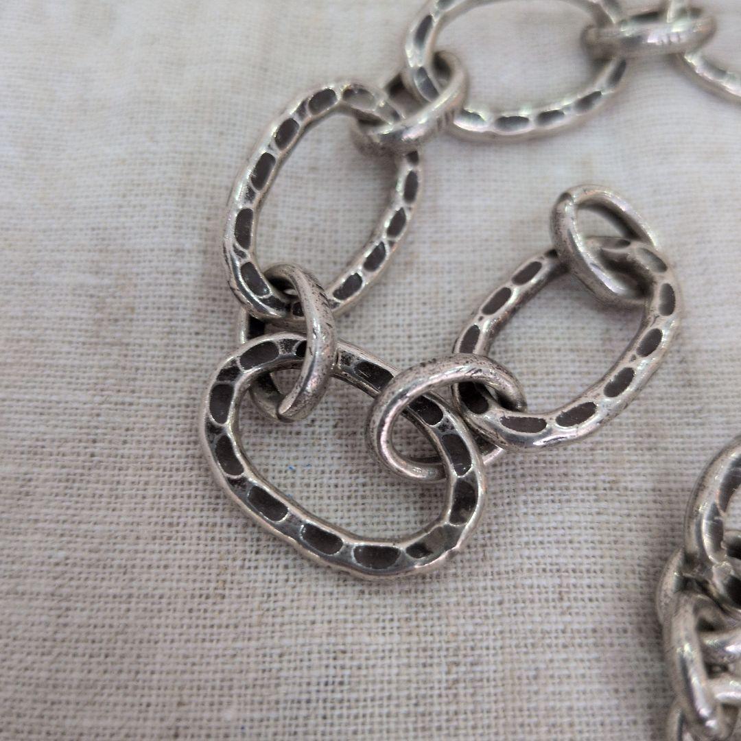 カレンシルバー　シルバー925　19cm チェーン　ブレスレット　新品　手作り