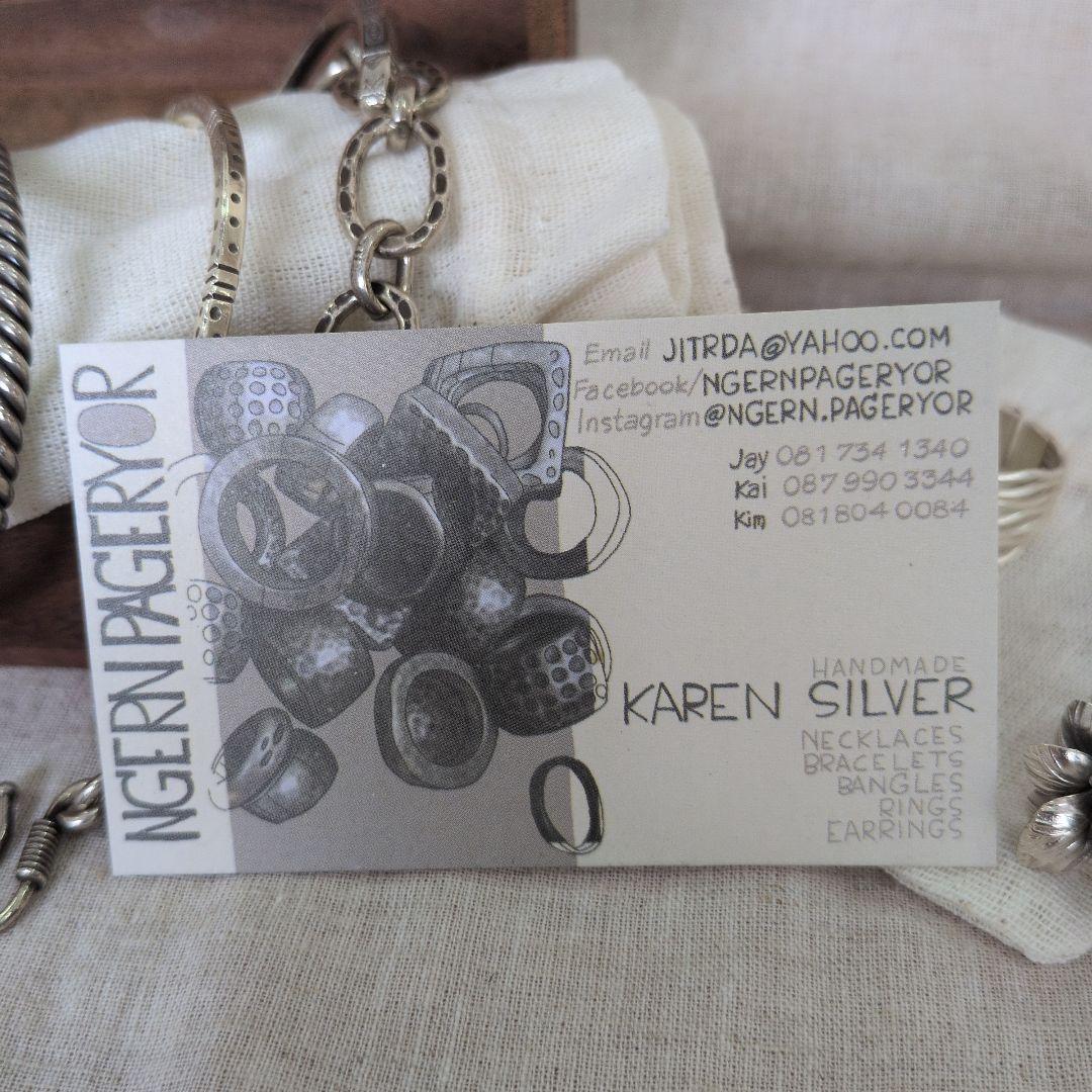 カレンシルバー　シルバー925　19cm チェーン　ブレスレット　新品　手作り