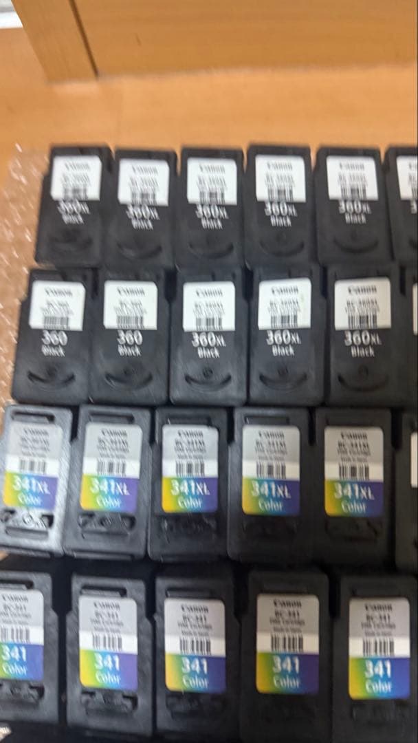 Canon 純正使用済みインクカートリッジ70個-3