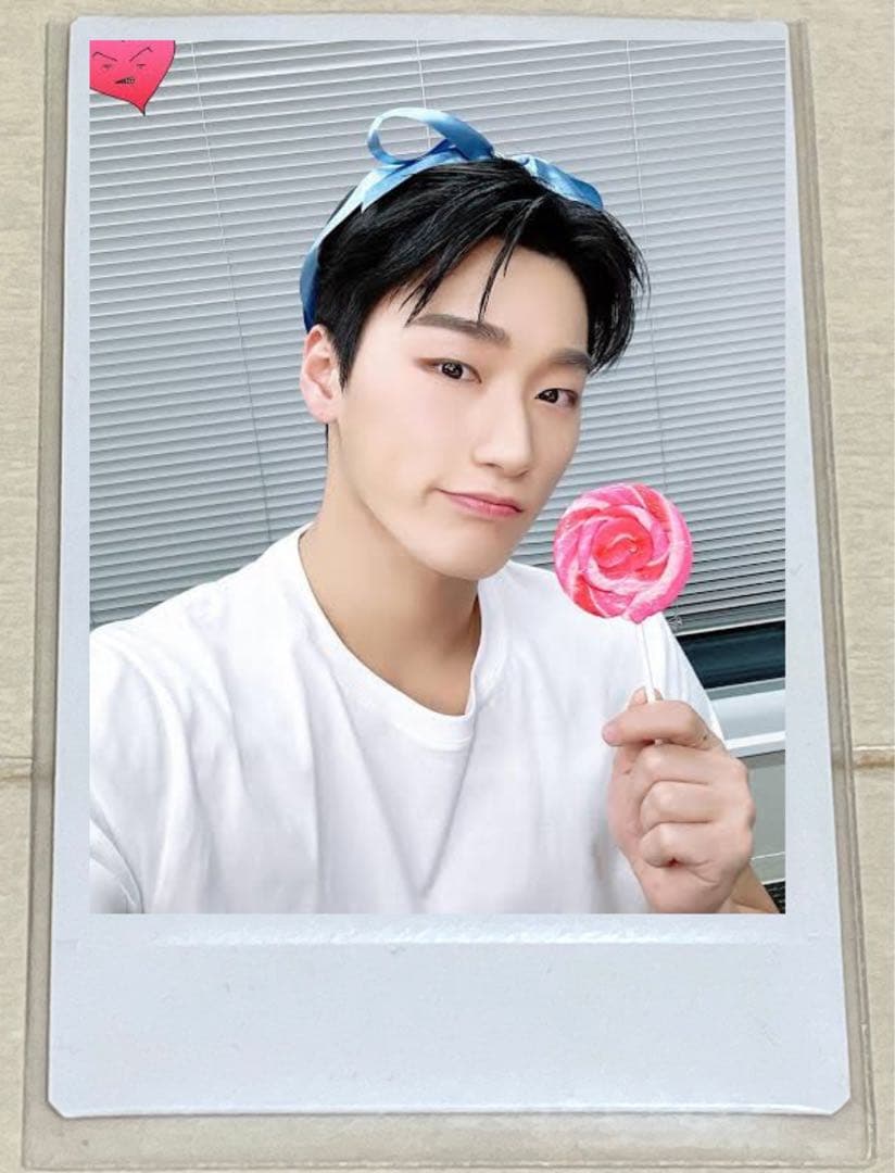 ATEEZ サン 直筆サイン入り ポラロイド ポラ チェキ