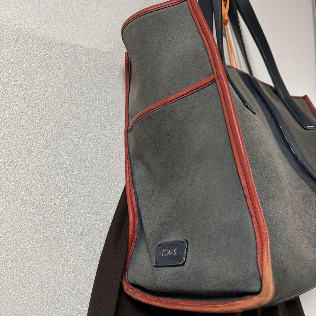 セール✨トッズ　TOD'S ゴンミーニ　トートバッグ　ネイビー