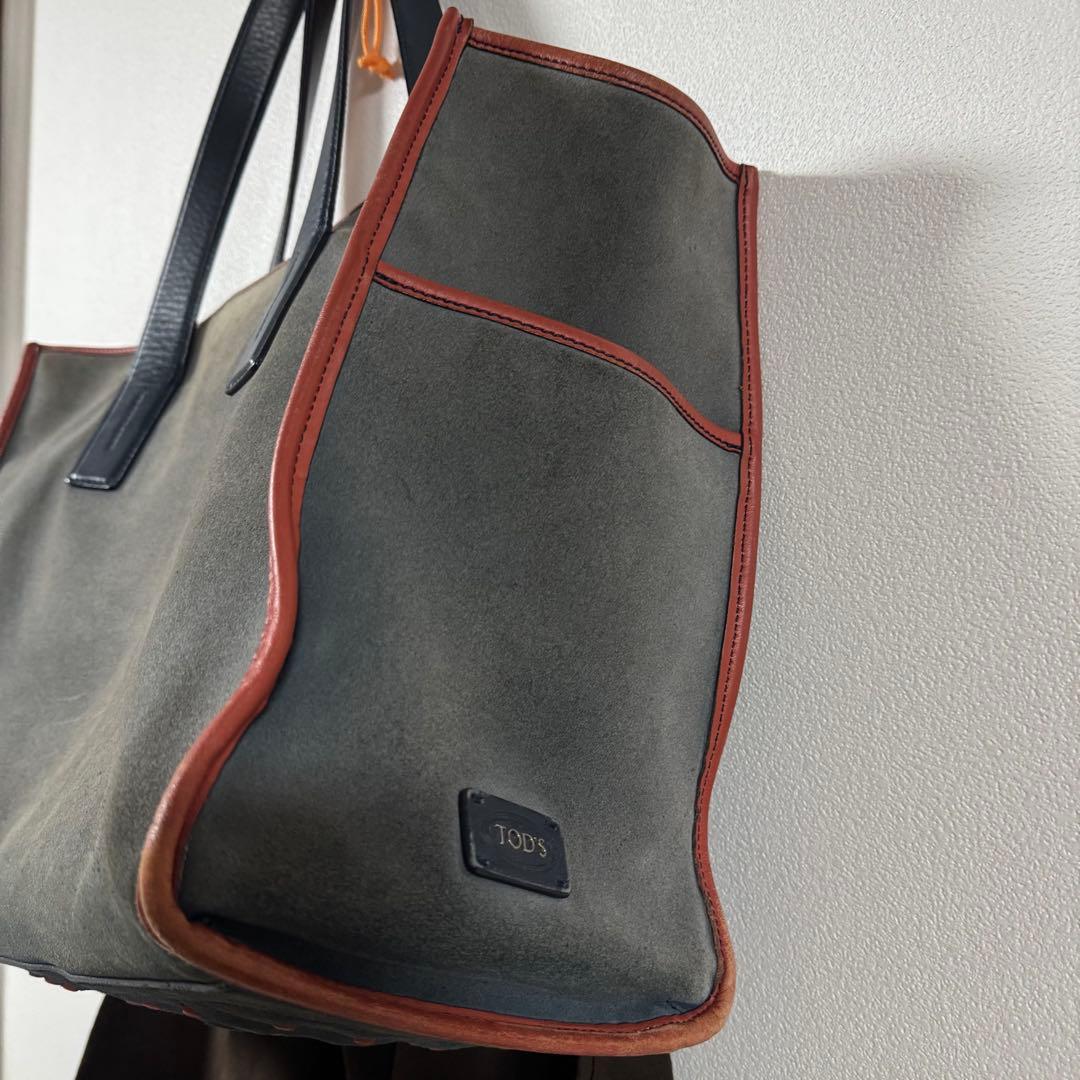 セール✨トッズ　TOD'S ゴンミーニ　トートバッグ　ネイビー