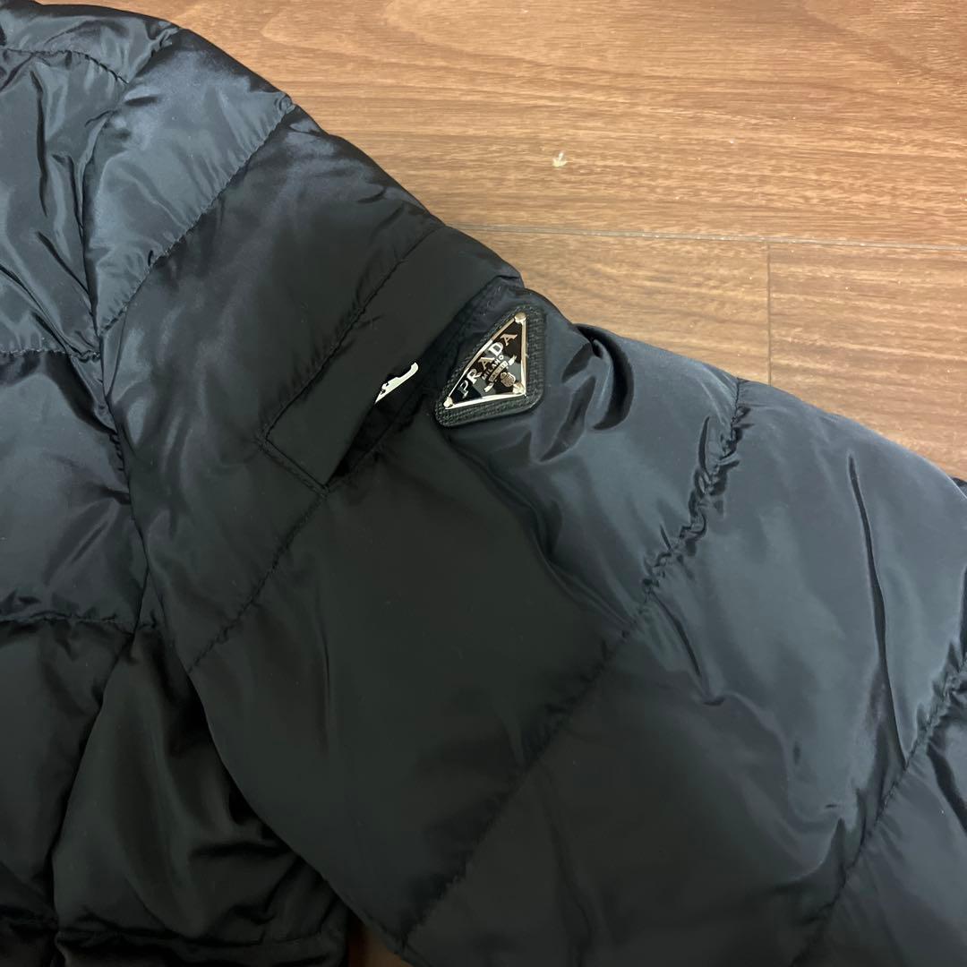 PRADA ブラック ダウンジャケット 42