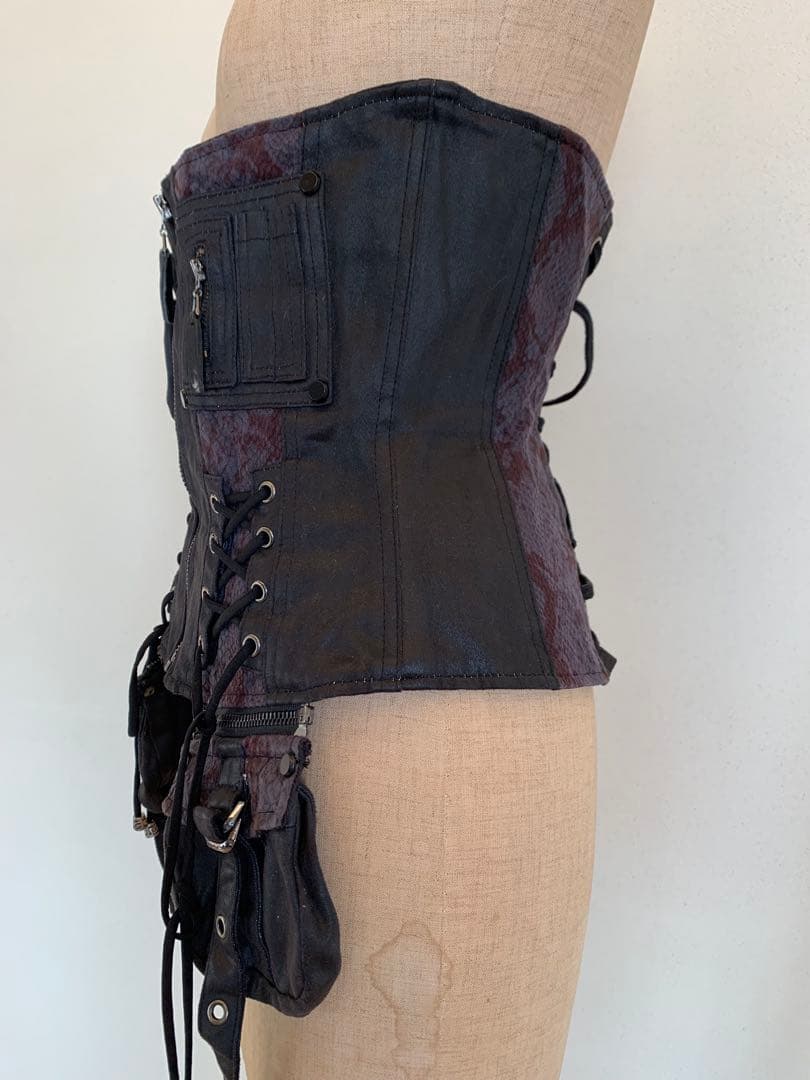 ブラック コルセット ベルト　キューティーフラッシュ