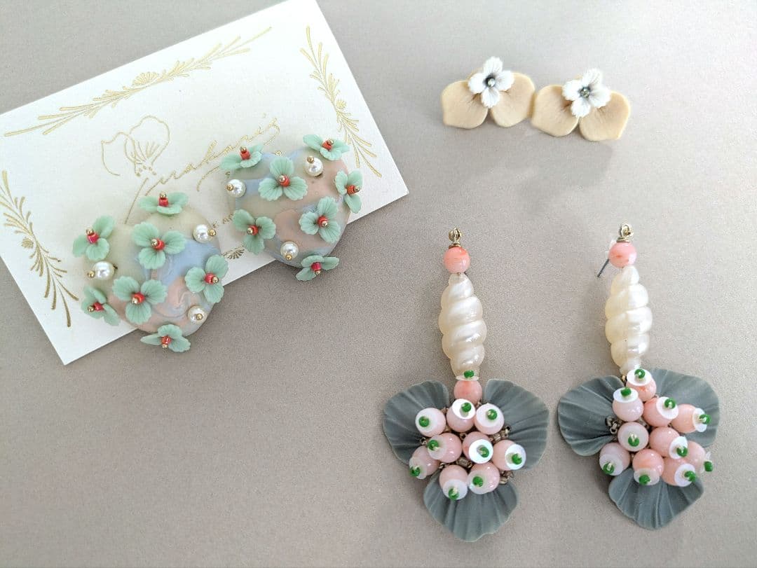 makaris マカリス　ピアス３点セット