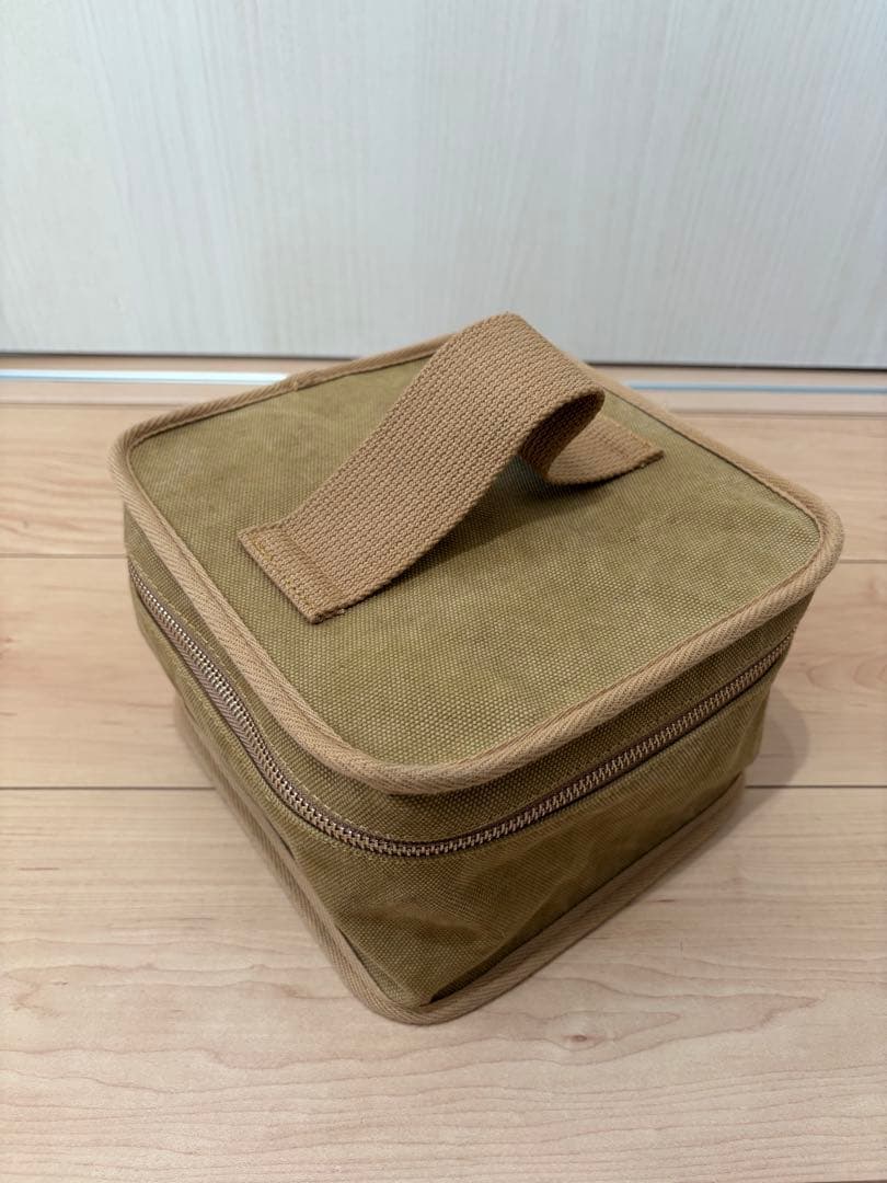 【新品タグ付】L’EAU par iena BISOUキャンバスポーチ Lサイズ