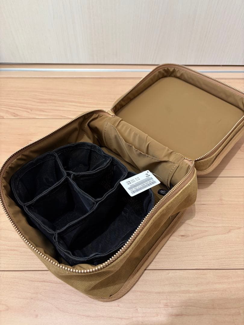 【新品タグ付】L’EAU par iena BISOUキャンバスポーチ Lサイズ