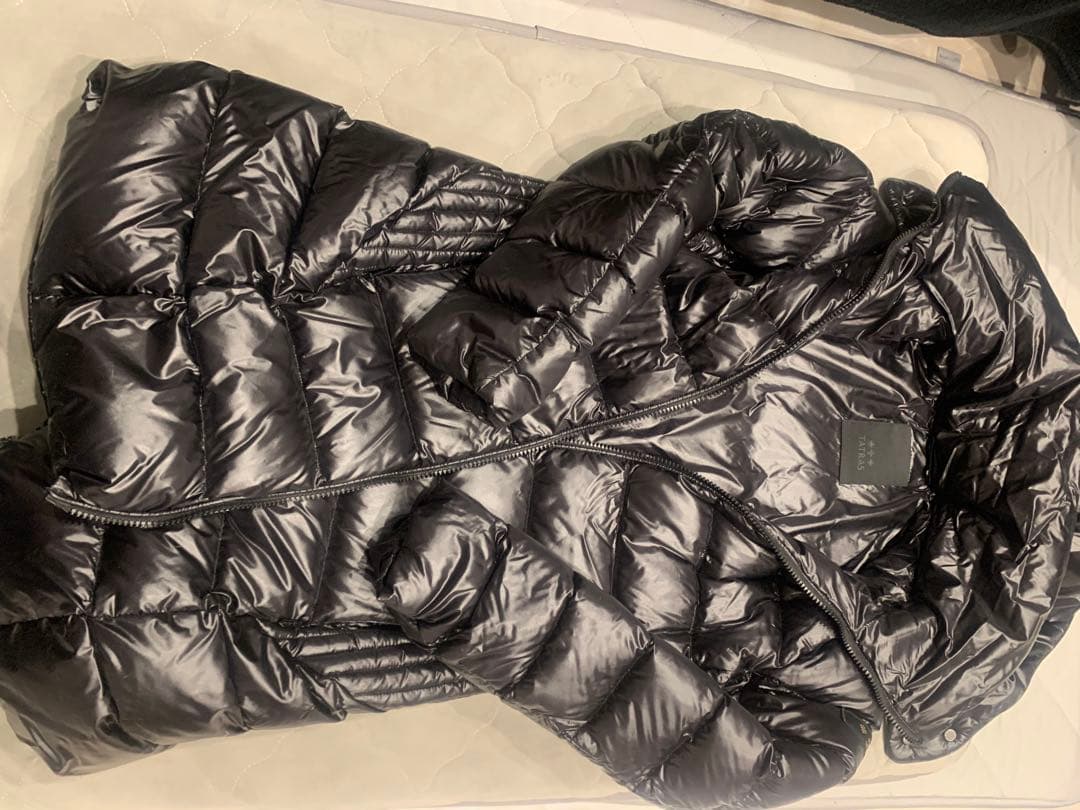 mi　TATRAS ブラック ダウンジャケット ロング丈