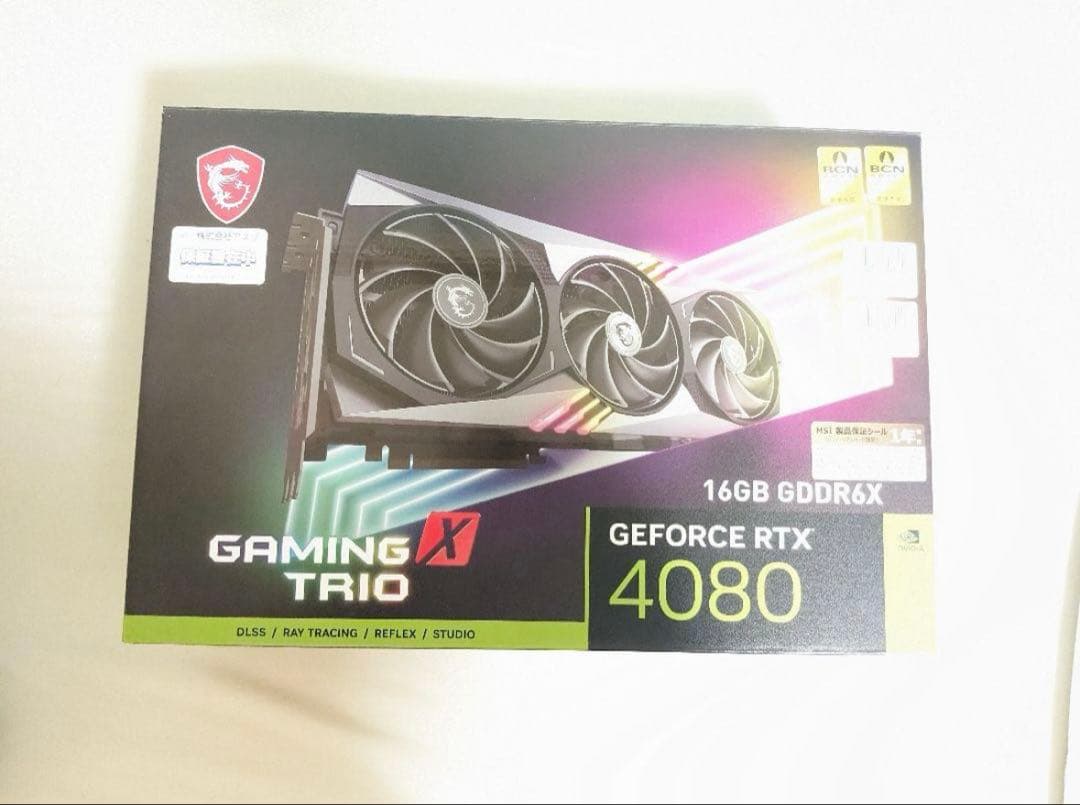 グラフィックボード・グラボ・ビデオカード MSI GeForce RTX 4080 16GB GAMING TRIO X