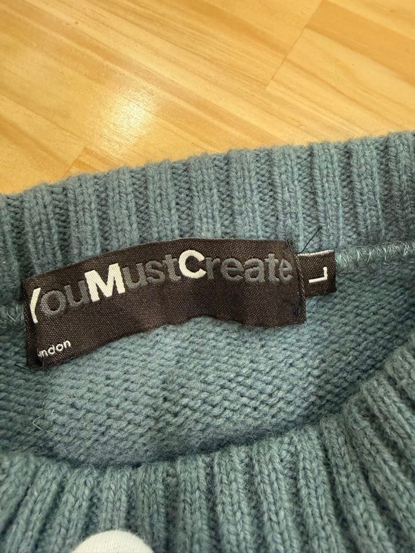 YMC（You Must Create）のニットセーターグローブ付き