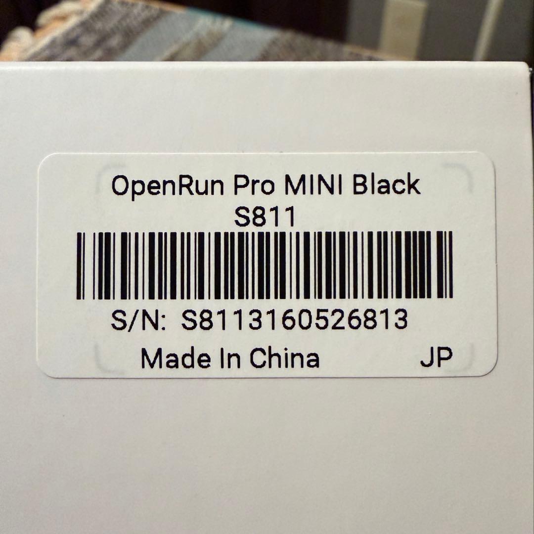 SHOKZ OPEN RUN PRO Mini 骨伝導イヤホン 美品中古