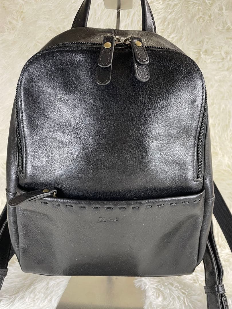 【美品】Dakota レザー ミニリュック ベルト 黒