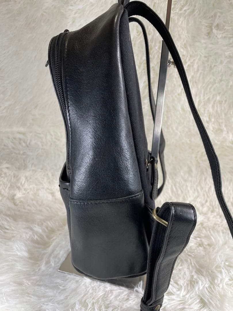 【美品】Dakota レザー ミニリュック ベルト 黒