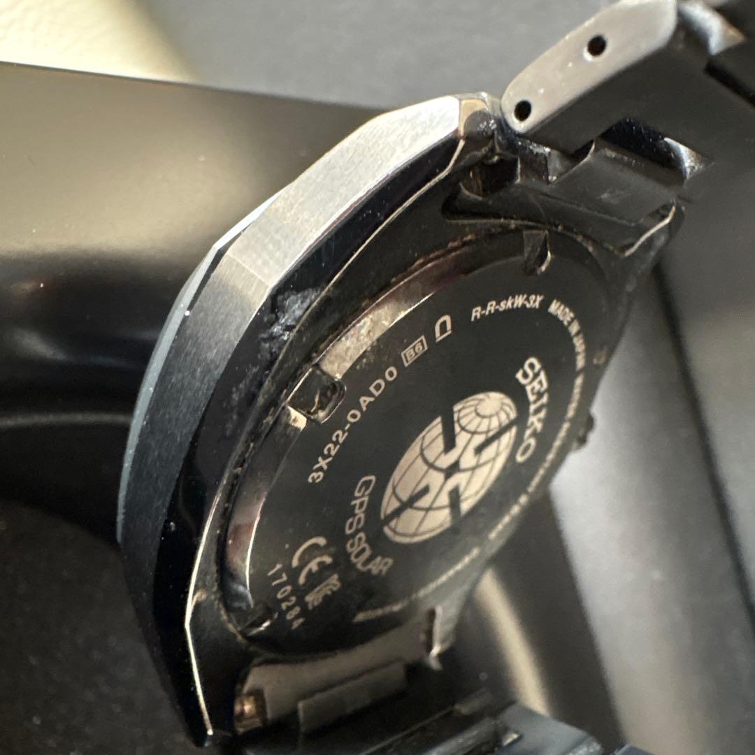 SEIKO ASTRON GPS SOLAR ☆ブラック☆黒☆箱あり☆高島屋☆