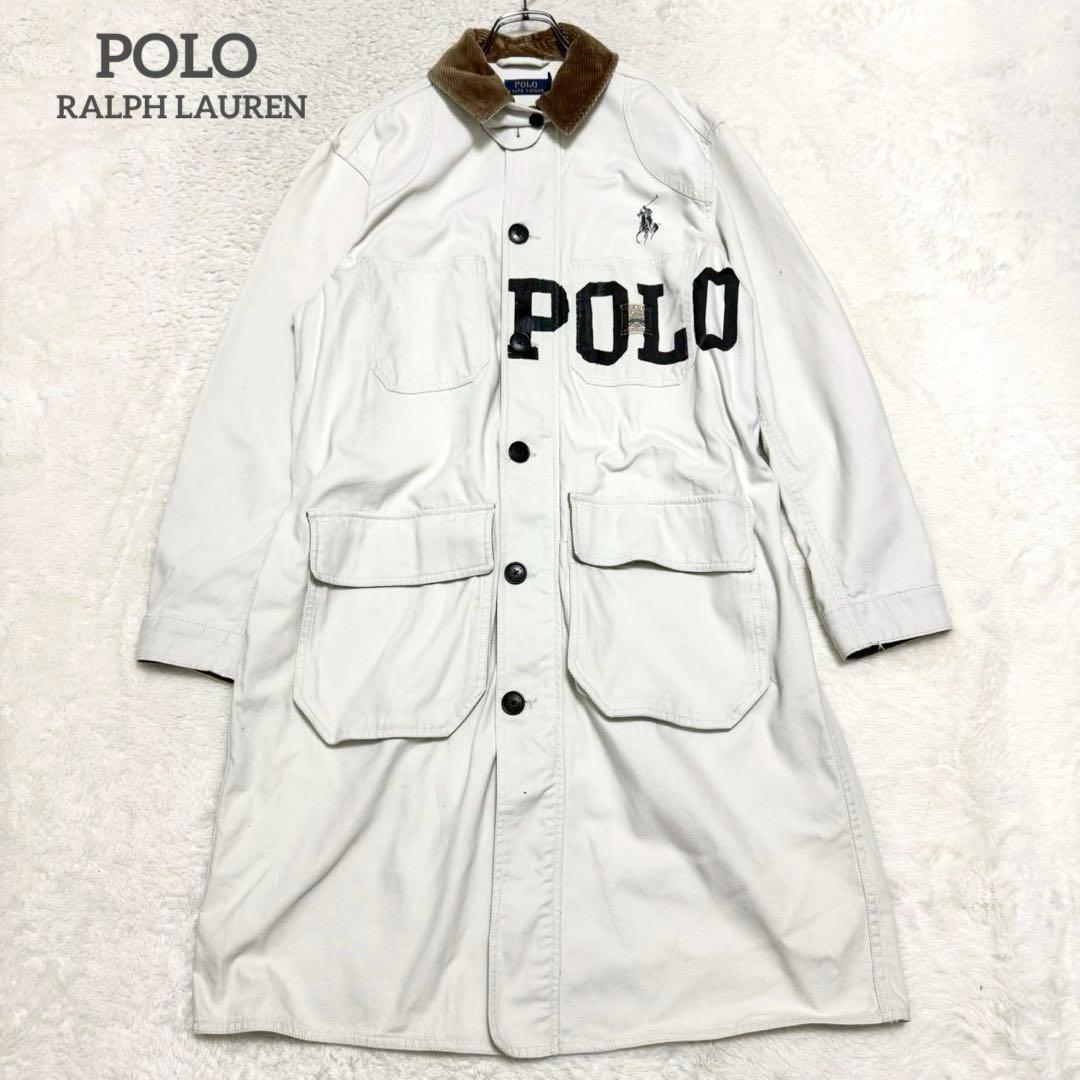 ポロラルフローレン ロゴ入 フィールドコート ダスターコート 大草直子さん 着用