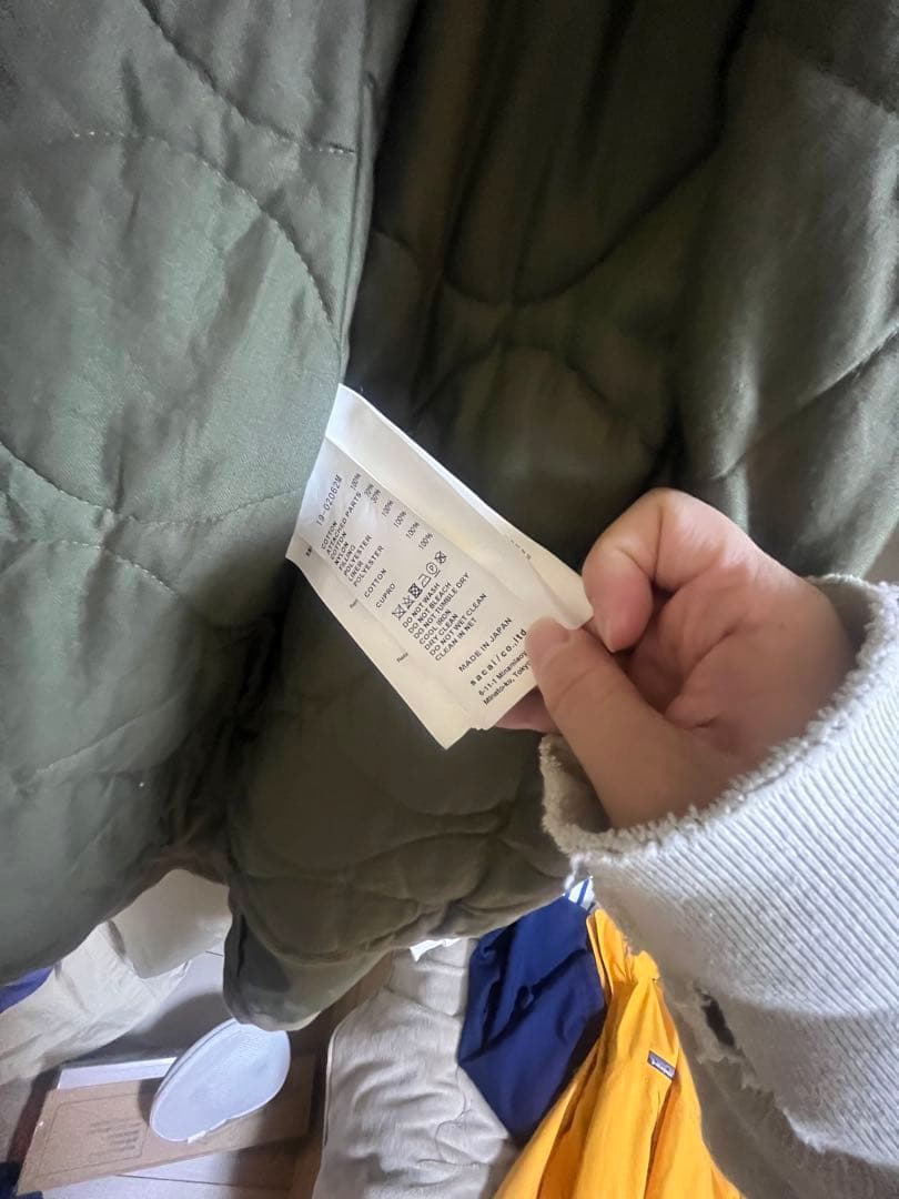 【sacai 大人気／デニム ドッキング モッズコート・サイズ3】