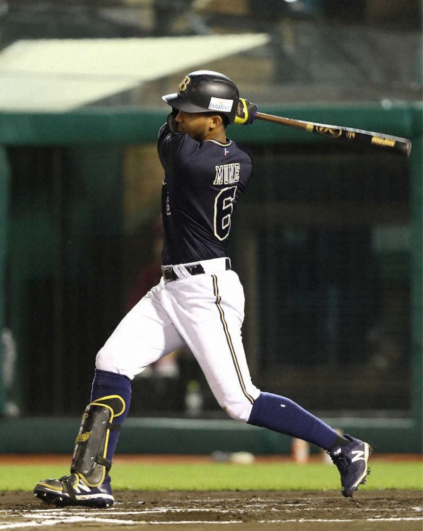 オリックスバファローズ　宗佑磨 #6 バット　NPBマーク 支給品　【新品】