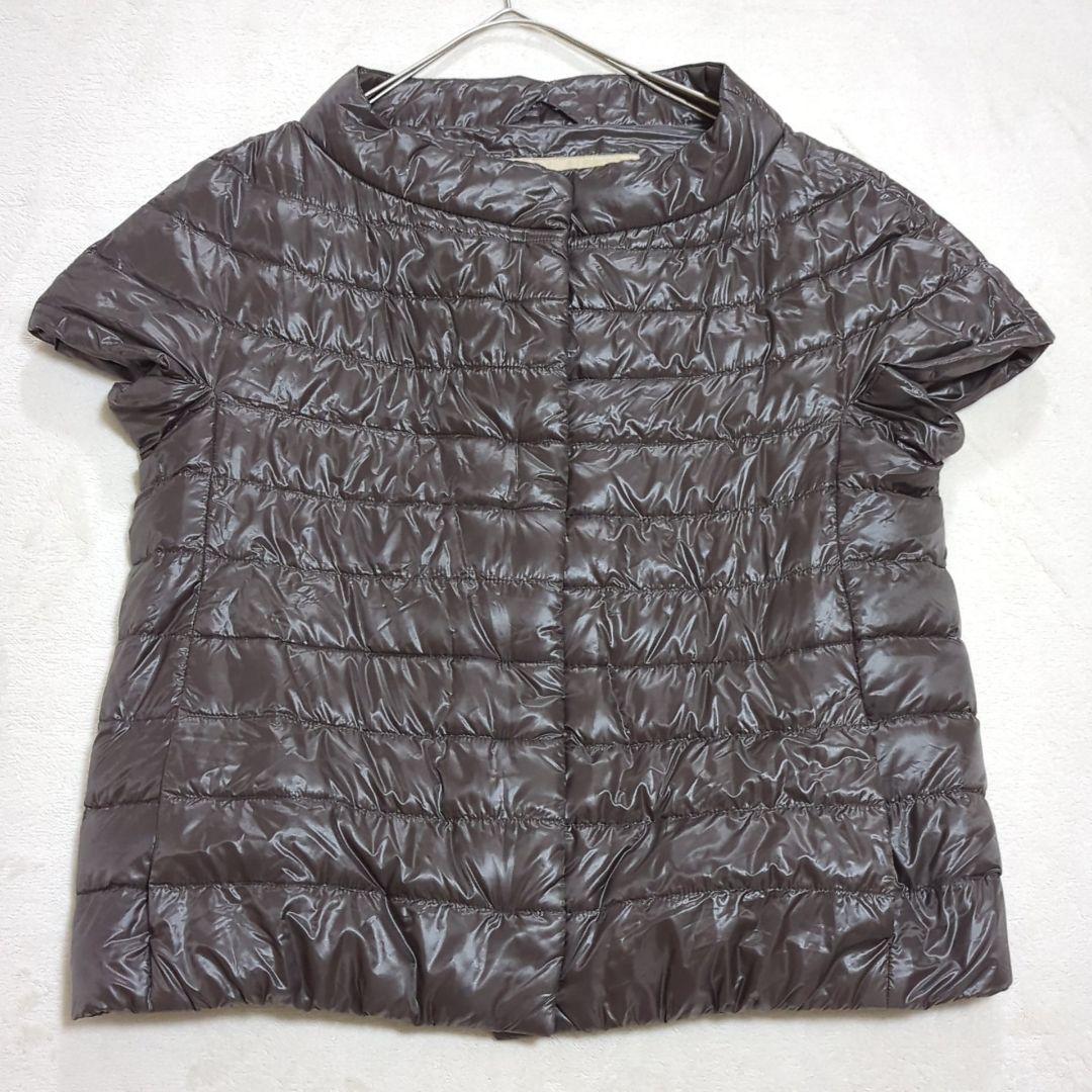 極美品 希少46 HERNO ICONICO エミリア ケープ ダウンベスト