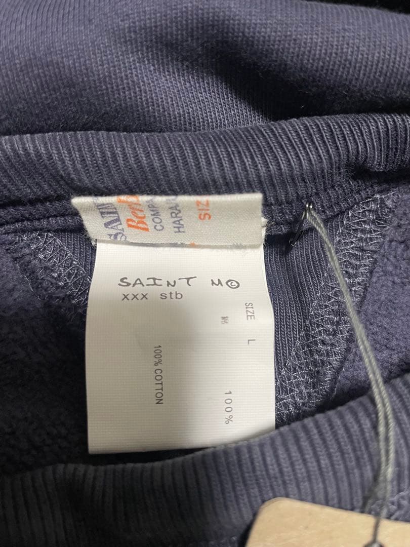 SAINT セントマイケル ベルベルジン パーカー ネイビー 紺 L キムタク着