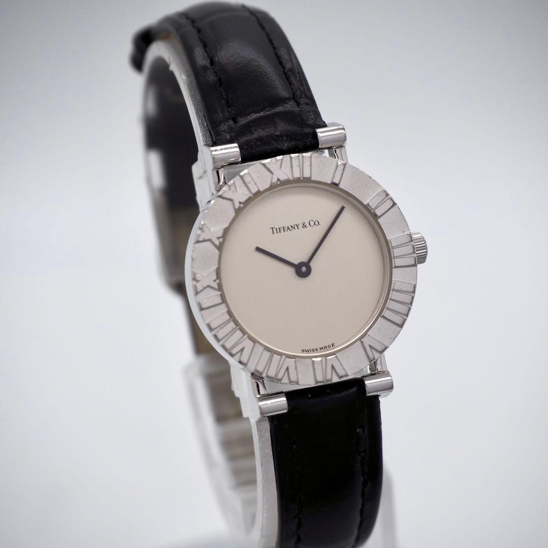 343 稼働　ティファニー　時計　L0640 アトラス　レディース　SV925