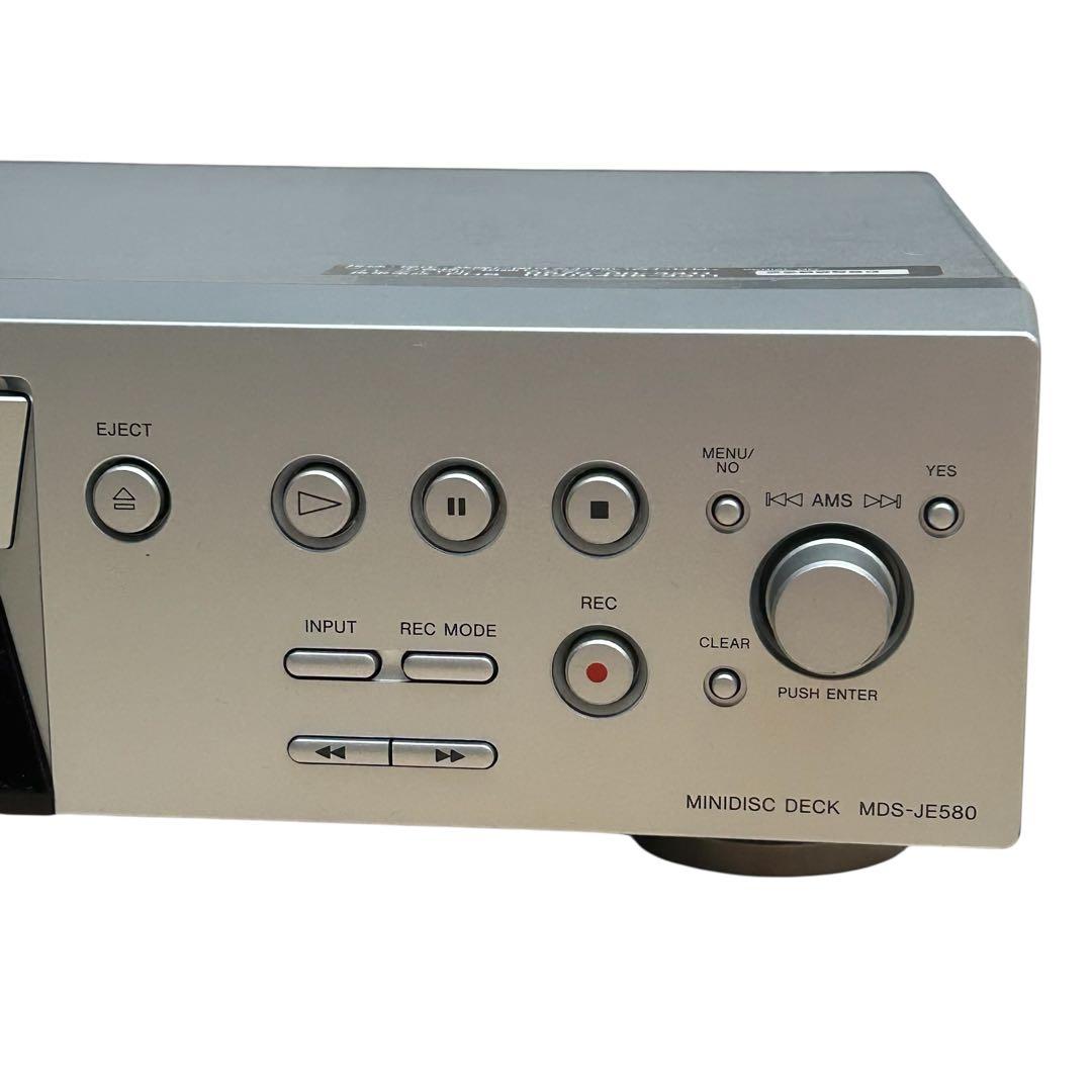 ソニー MDS-JE580 MDデッキ 完動品 リモコンなし