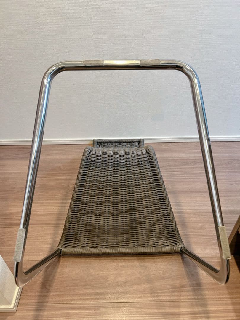 TECTA B20 チェア ドイツ製 グレー×藤×シルバー モダンデザイン