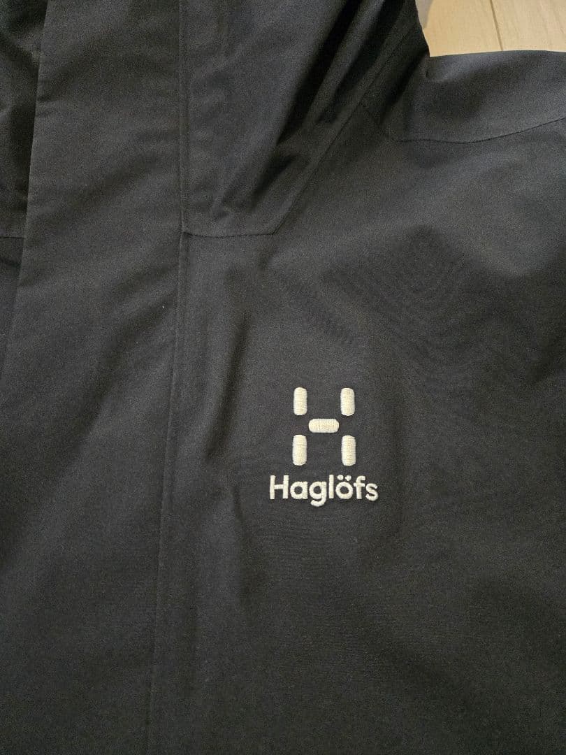 Haglöfs ブラック マウンテンパーカー