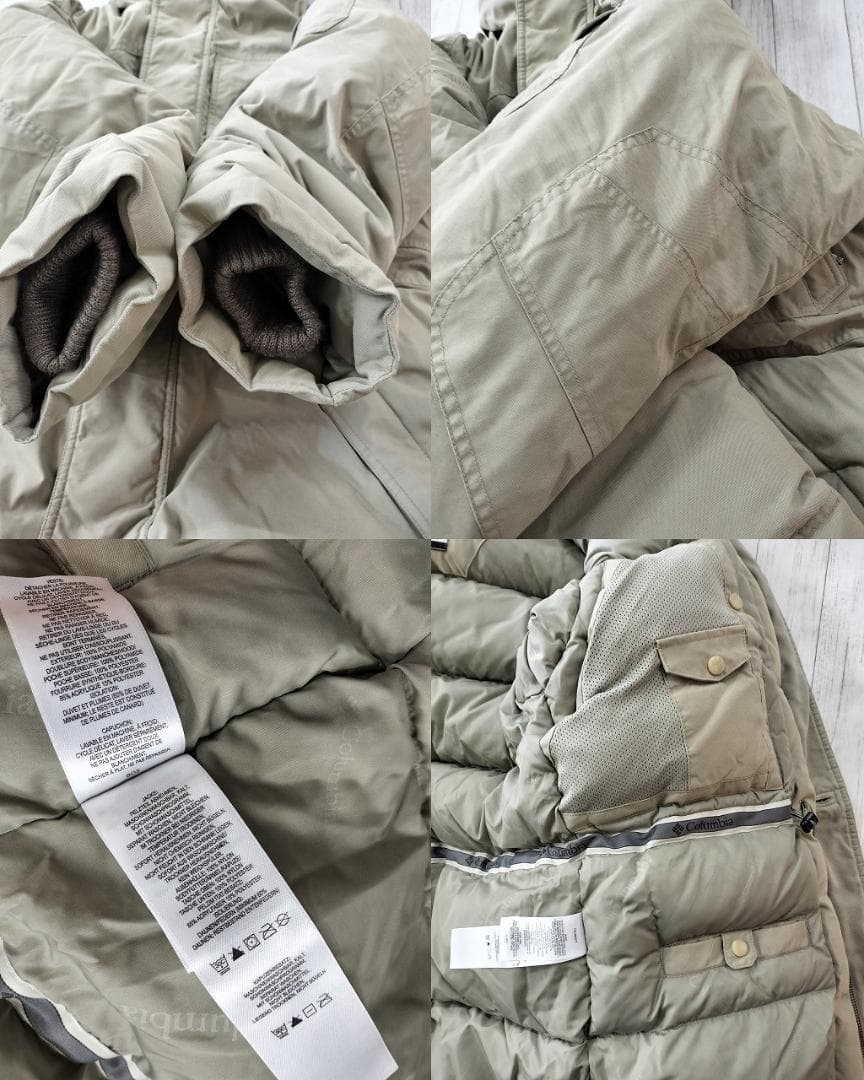 コロンビア/アイスウィンドパーカ /肉厚ダウンコート/ファー取り外し可/2WAY