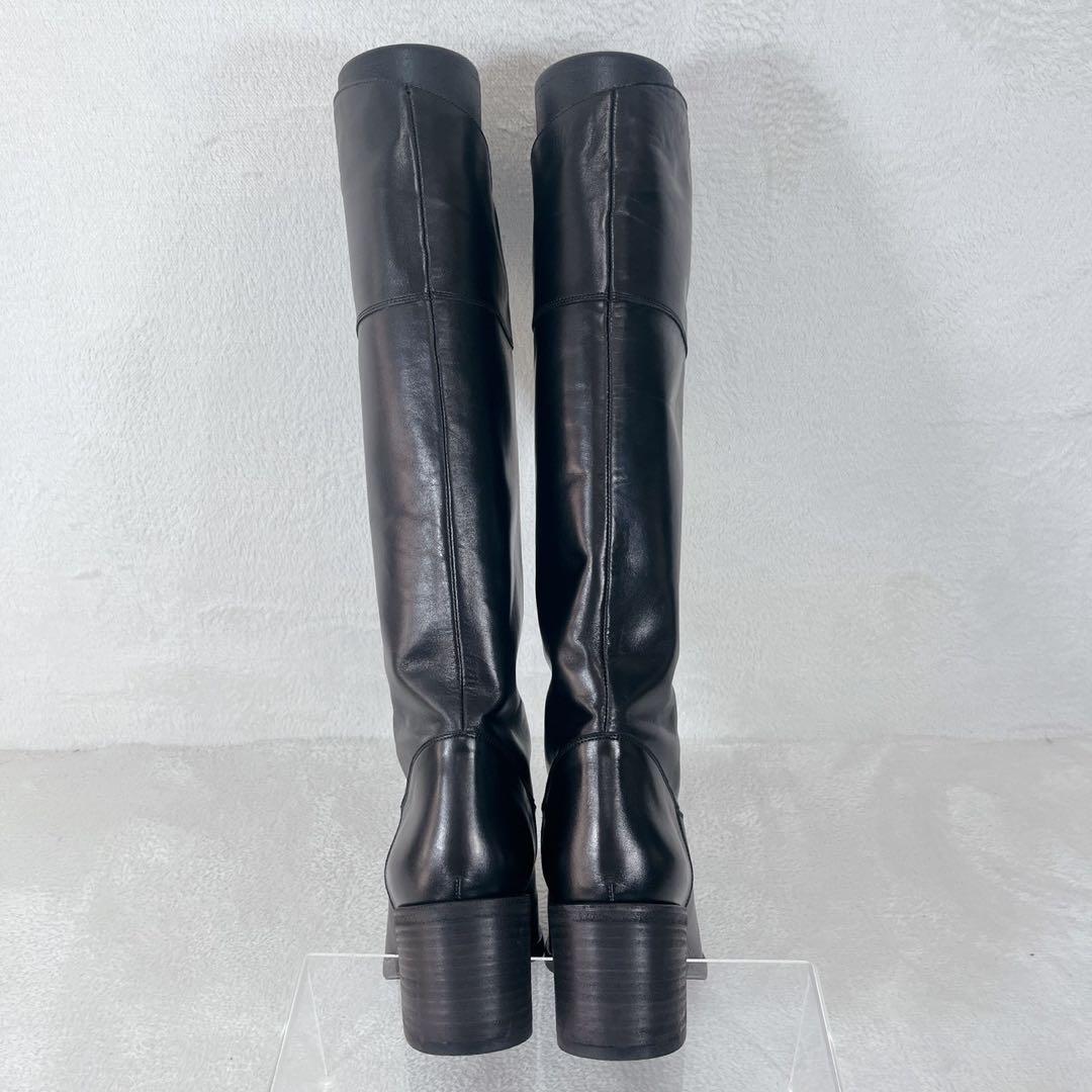極美品✨SARTORE サルトル 本革 ロングブーツ シンプル 黒 37