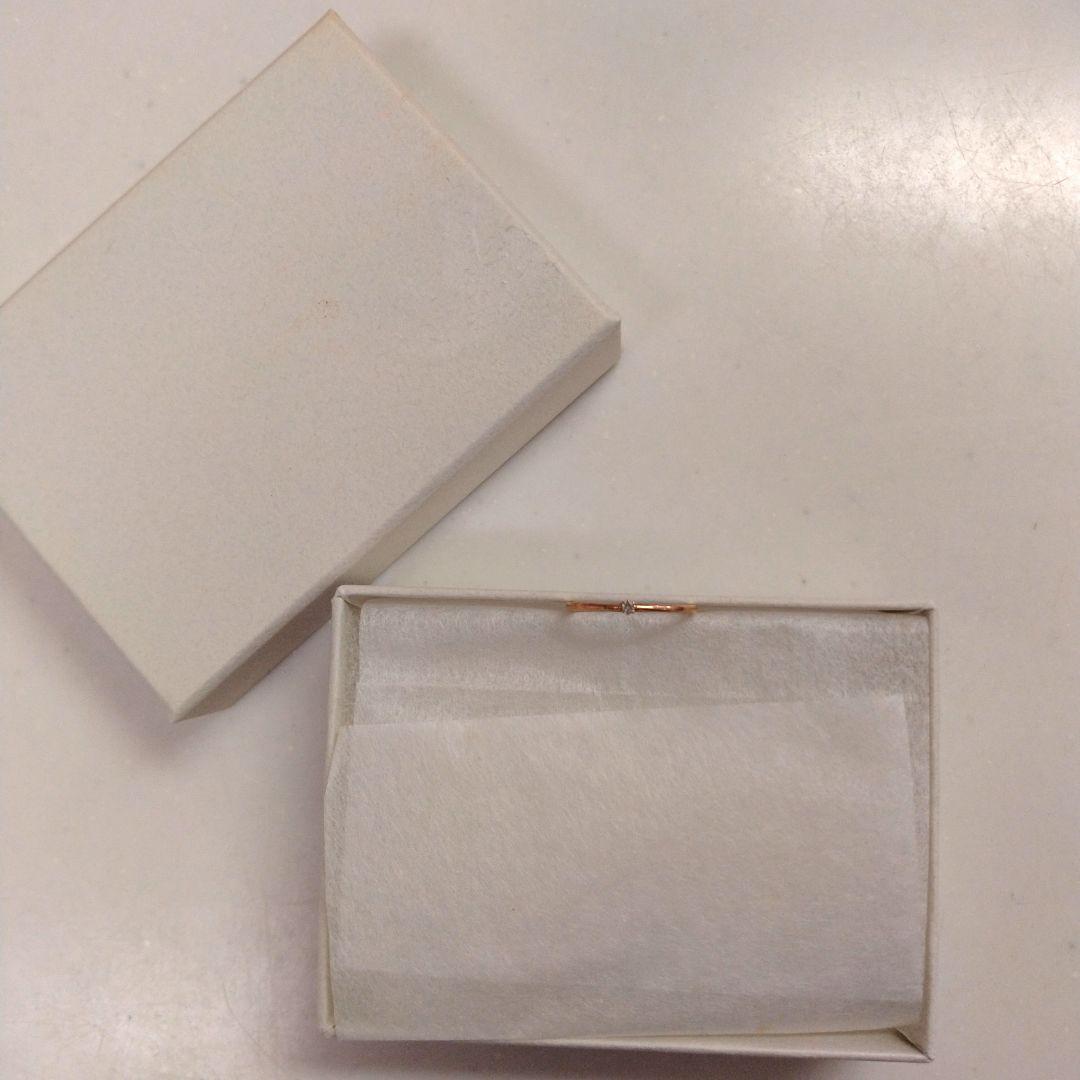 The　Kiss　指輪　ピンクゴールド　ゴールド ピンキーリング