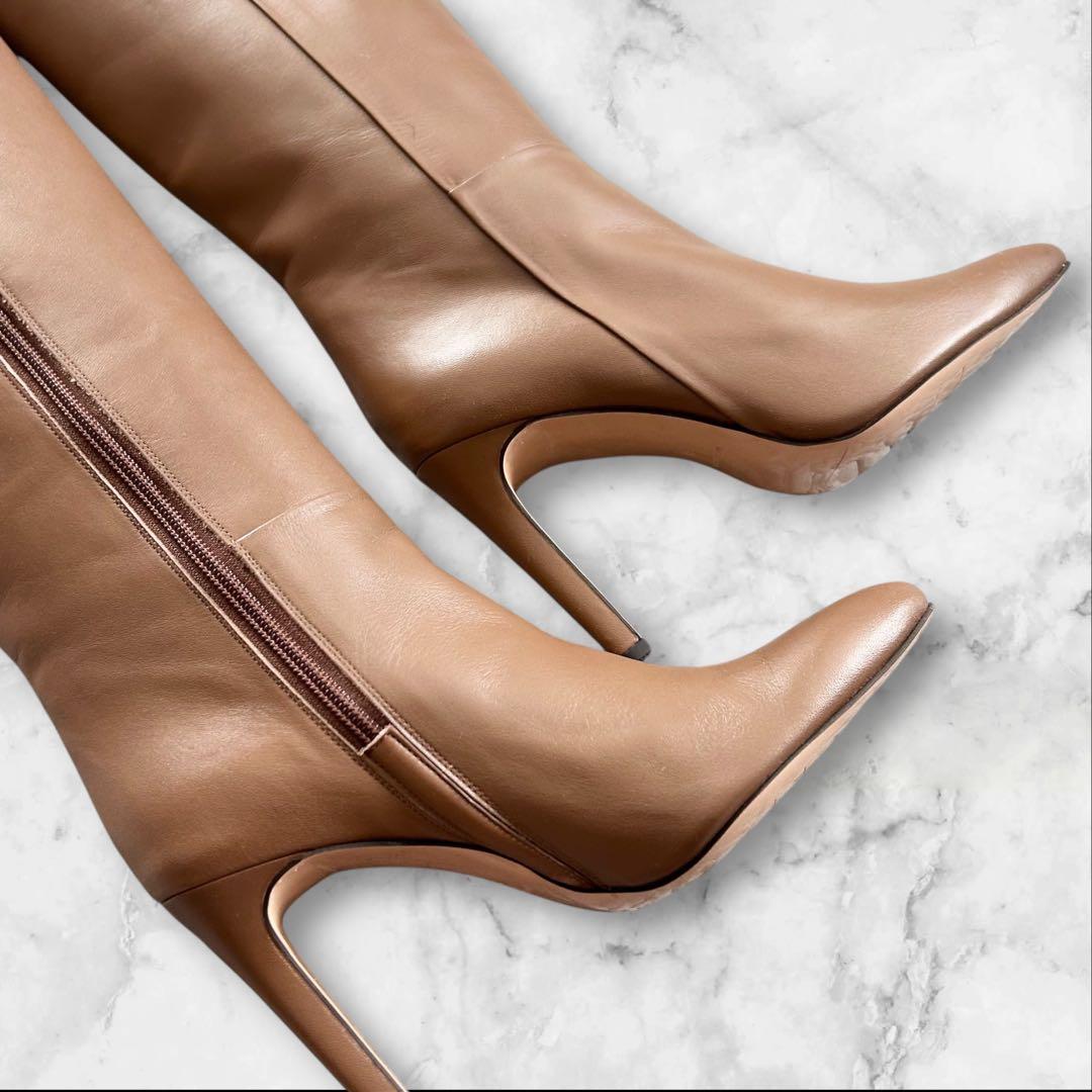 未使用❤️セブントゥエルブサーティー　レザー美脚ロングブーツニコちゃんさま