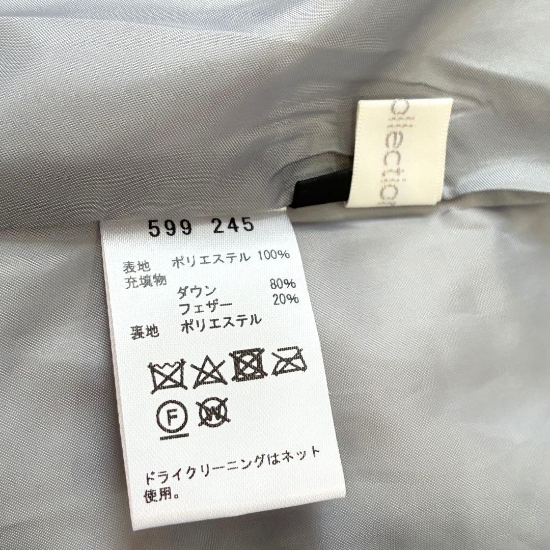 極美品 Otto オットー 千鳥柄×花柄 ダウン ジャケット 大きいサイズ 3L