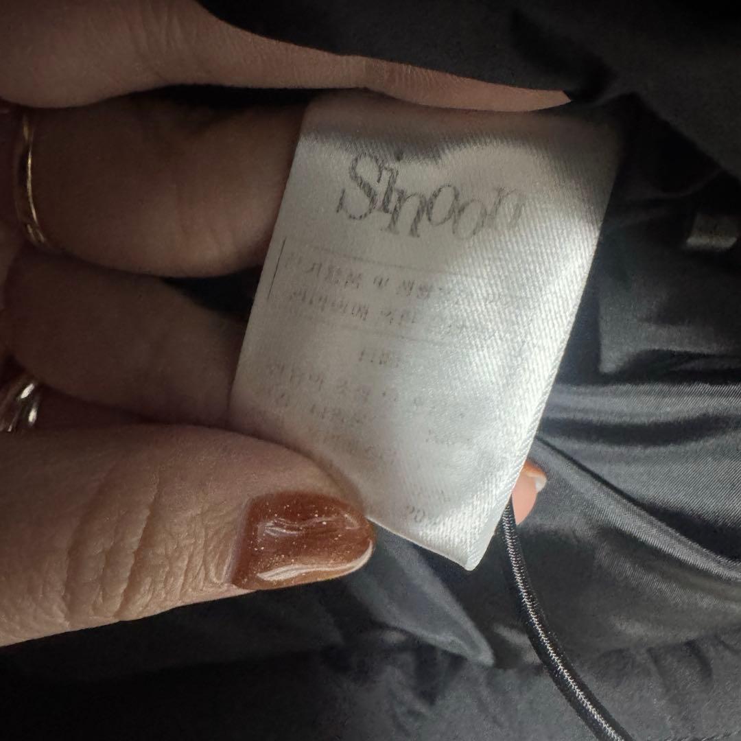 美品 Sinoon リボンディティールダウンジャケット 定価4.9 韓国人気