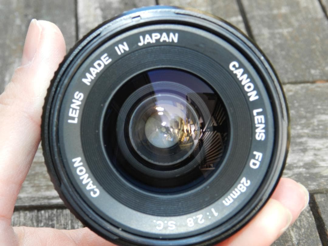 極美品 CANON FD 28mm f/2.8 SC レンズ 即撮影可　キャノン