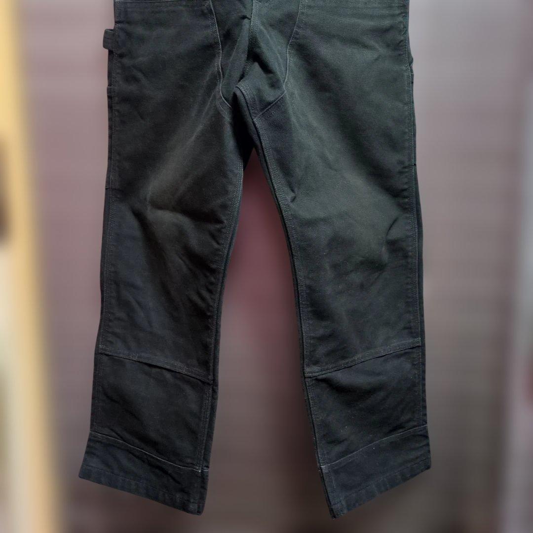 う*ら様 Carhartt ブラック オーバーオール　ダブルニー