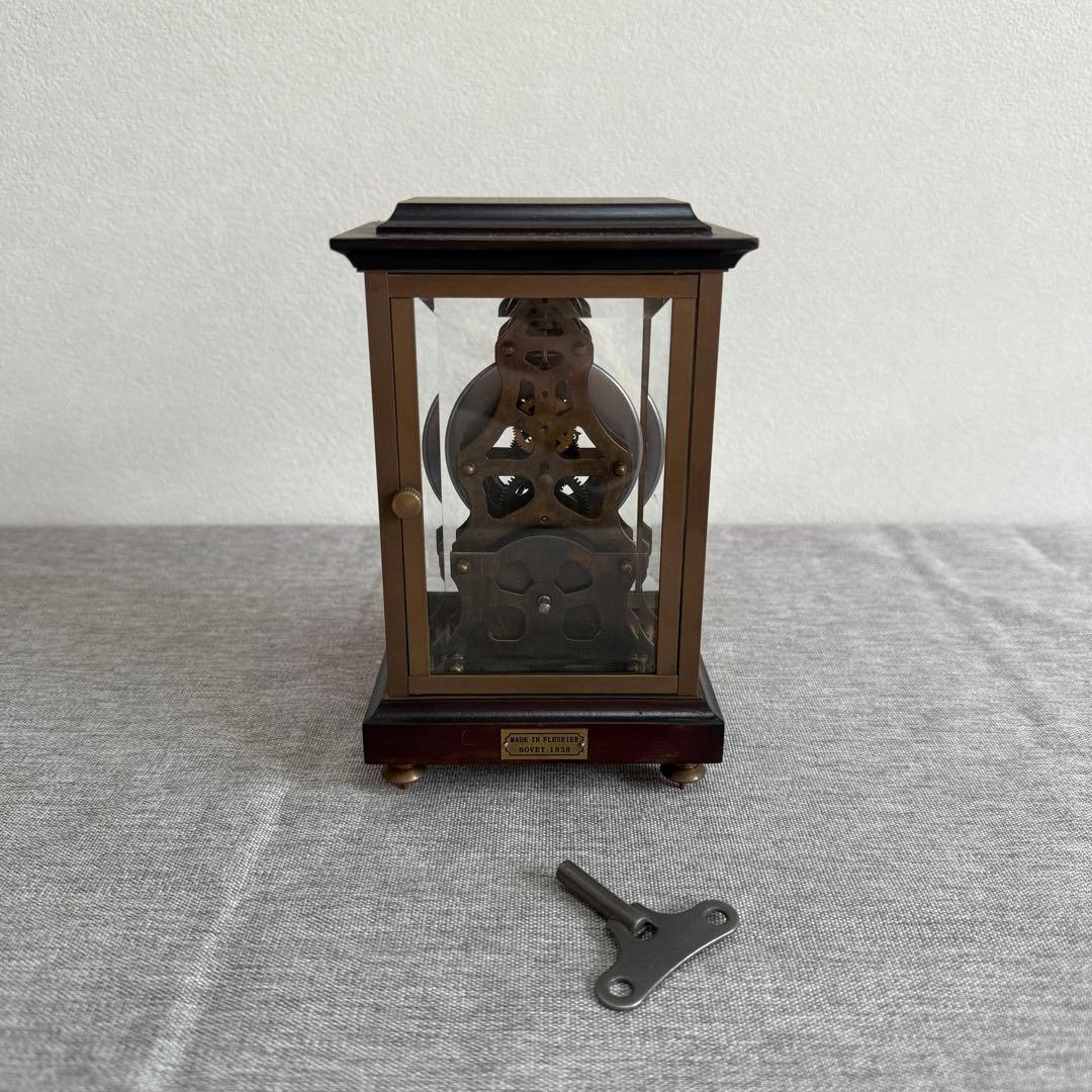 置時計 アンティーク レトロ 振り子時計 置き時計 ゼンマイ式 昭和レトロ