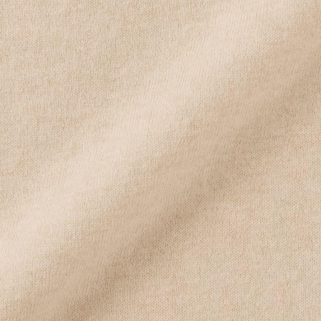新品【M】 MUJI LABO 自然の色を カシミヤ クルーネックセーター ラボ