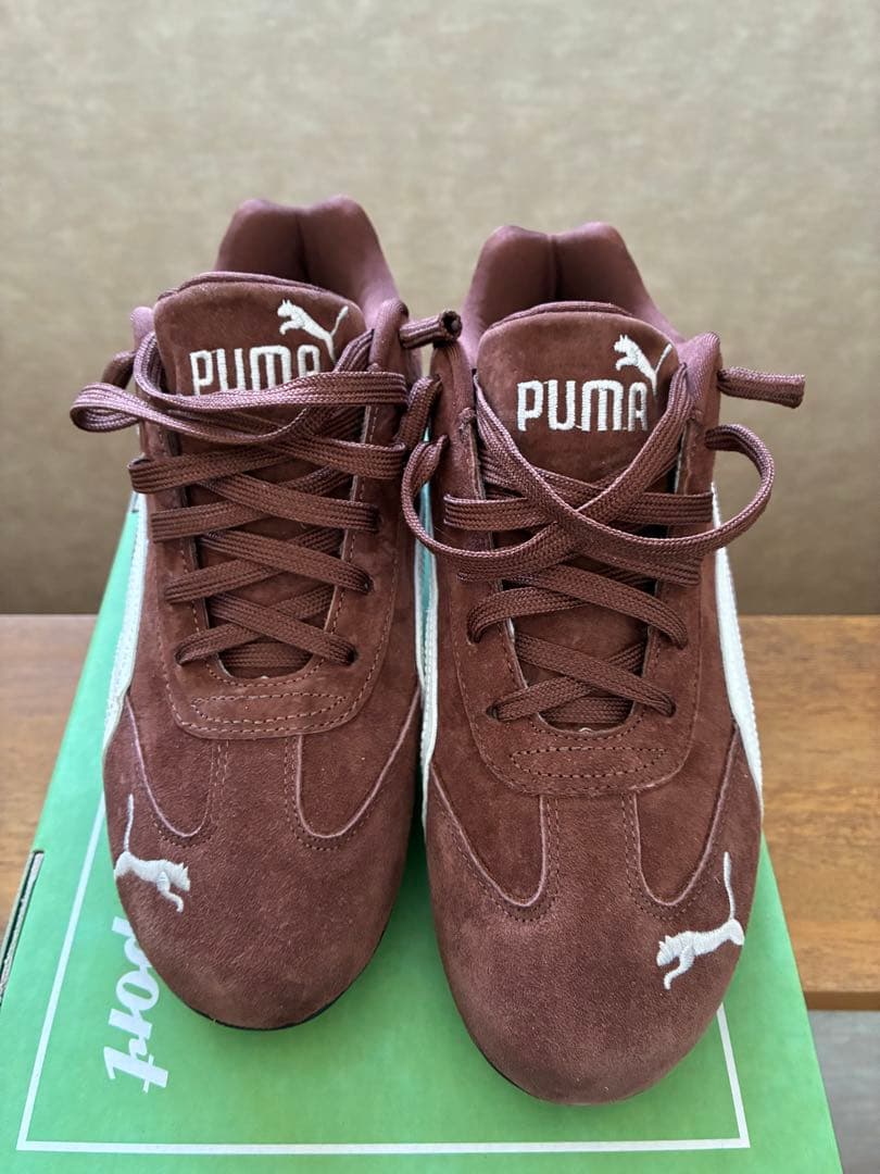 ふるぎ！PUMA スピードキャット　スエード スニーカー ブラウン