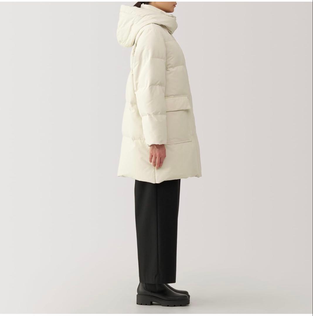 無印良品　撥水ダウンコート　アイボリー　L