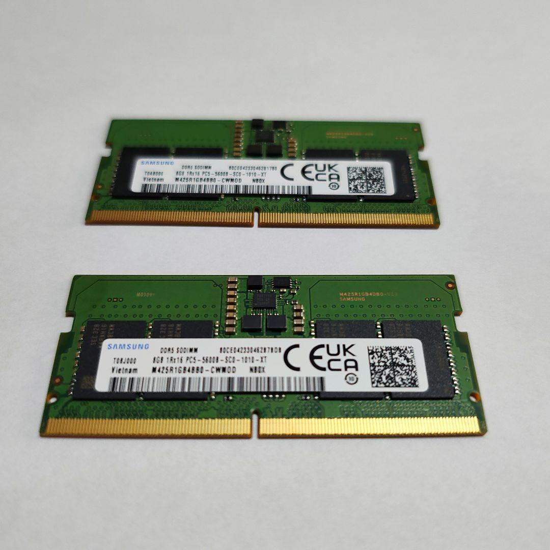 Samsung DDR5-5600 SODIMM 8GB ×2