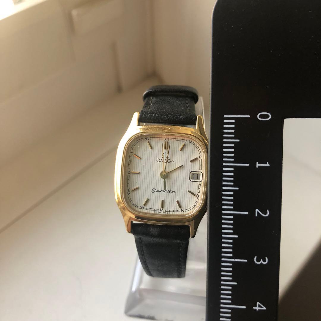 【美品】OMEGA Seamaster 電池新品　レディース 時計
