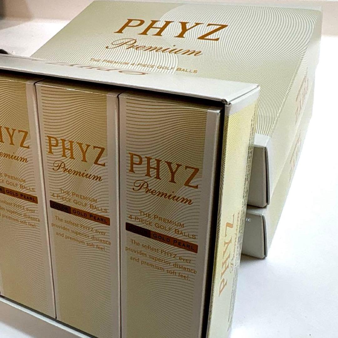 【新品未開封】PHYZ Premium 4ピースゴルフボール 3箱