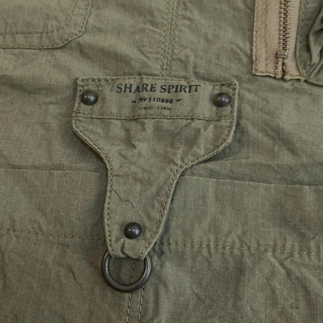 SHARE SPIRIT シェアースピリット　ミリタリー エプロン　フリーサイズ