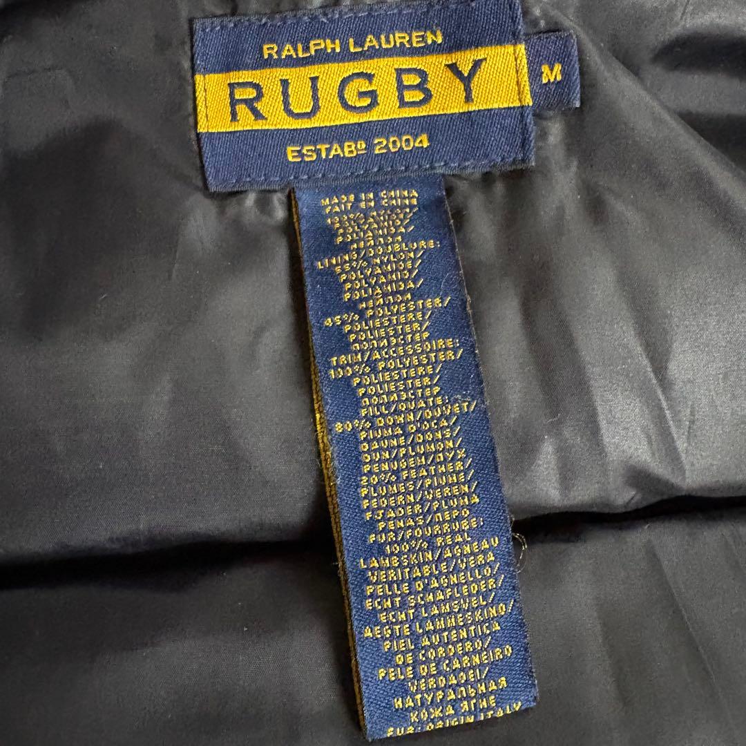 Ralph Lauren ラルフローレン ラグビーファー付き　ダウンベスト