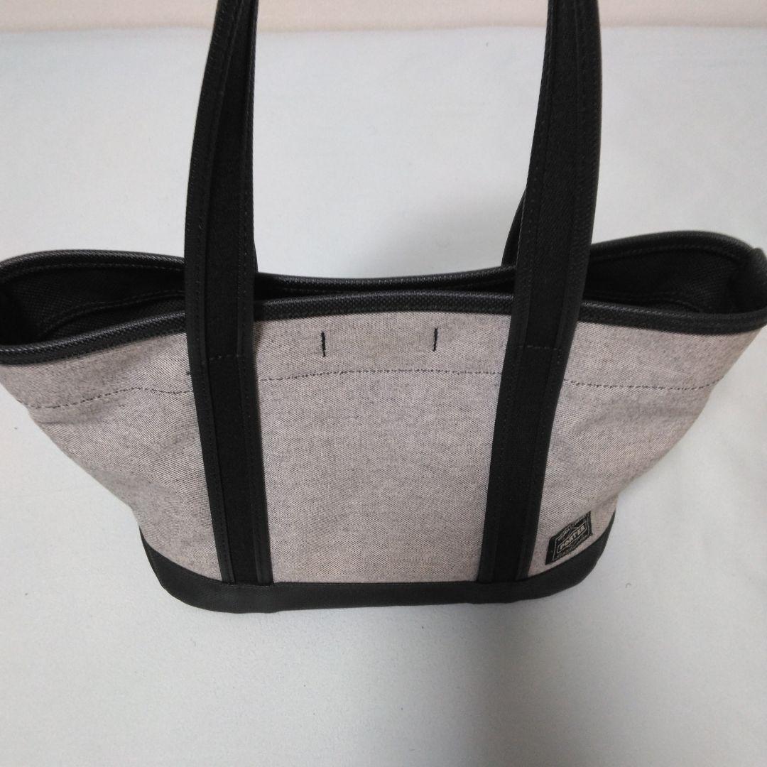 PORTER グレー トートバッグ ポーチ付き 男女兼用