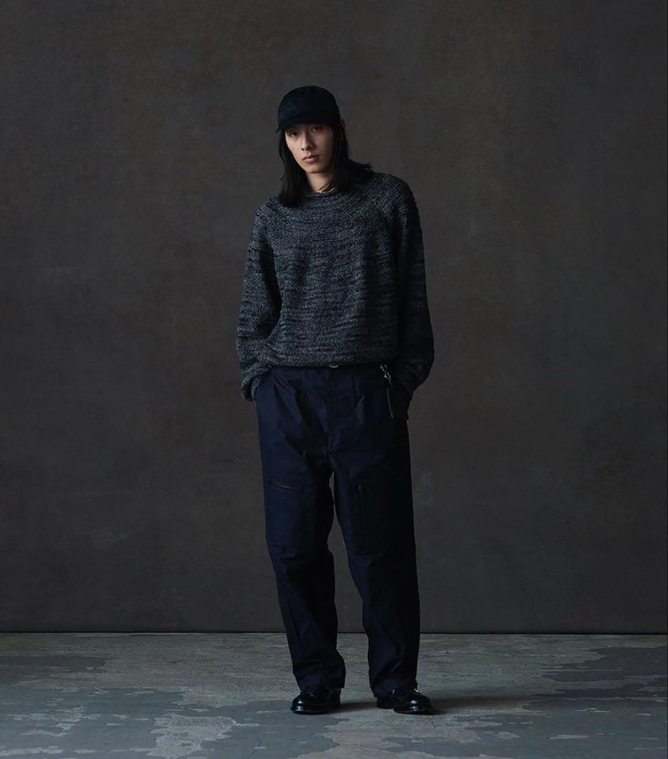 トップス NICENESS EGG MIX CHARCOAL M